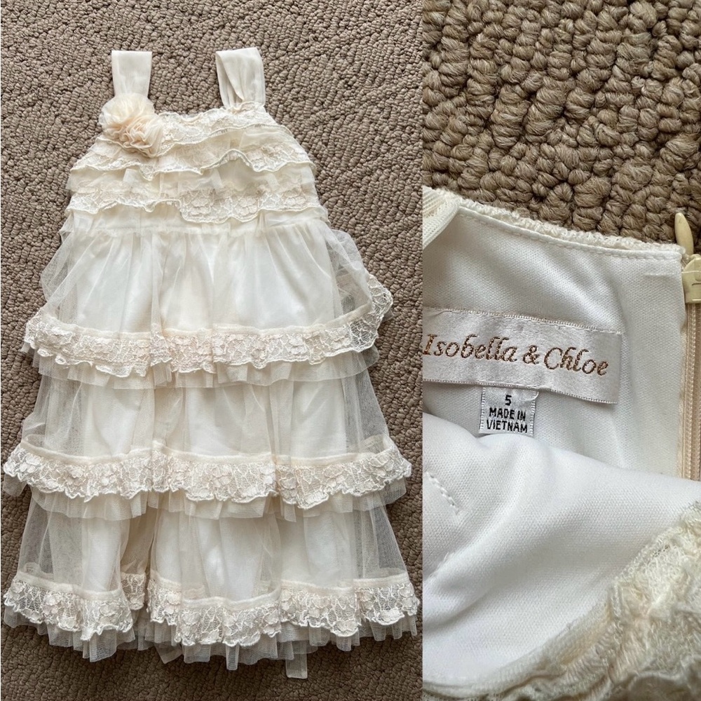 FLOWER GIRL! All items purchased new;only worn by my daughters.S/F & P/F home.